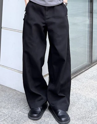 TOFFEE Classic Oxford Work Pants (Black) T6S-COWP56BK Buy TOFFEE Classic Oxford Work Pants (Black) T6S-COWP56BK