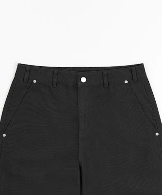 TOFFEE Classic Oxford Work Pants (Black) T6S-COWP56BK Order TOFFEE Classic Oxford Work Pants (Black) T6S-COWP56BK