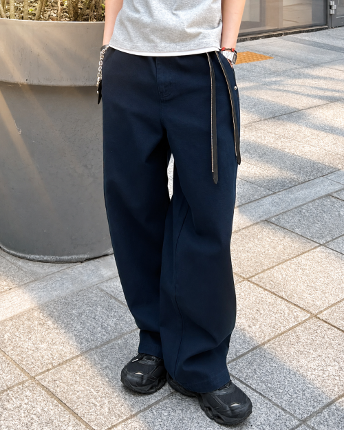 Toffee Classic Oxford Work Pants (Navy) T6S-COWP56NA