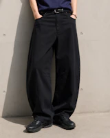 TOFFEE Curved Barrel Cotton Pants (Black) T6S-CBCPT57BK TOFFEE Curved Barrel Cotton Pants (Black) T6S-CBCPT57BK