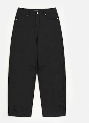 TOFFEE Curved Barrel Cotton Pants (Black) T6S-CBCPT57BK Lookbook TOFFEE Curved Barrel Cotton Pants (Black) T6S-CBCPT57BK