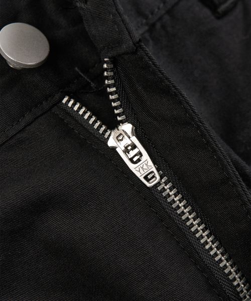 Purchase TOFFEE Curved Barrel Cotton Pants (Black) T6S-CBCPT57BK