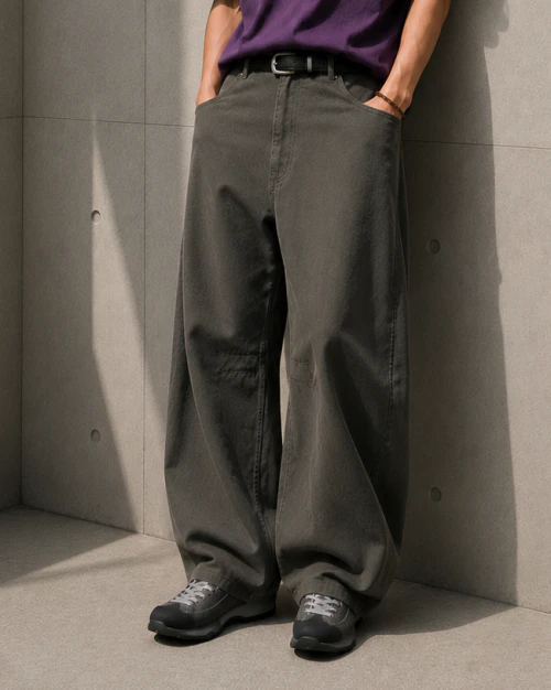 toffee-curved-barrel-cotton-pants-charcoal-t6-s-cbcpt-57-ch