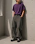 Order TOFFEE Curved Barrel Cotton Pants (Charcoal) T6S-CBCPT57CH