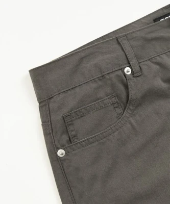 TOFFEE Curved Barrel Cotton Pants (Charcoal) T6S-CBCPT57CH Purchase TOFFEE Curved Barrel Cotton Pants (Charcoal) T6S-CBCPT57CH