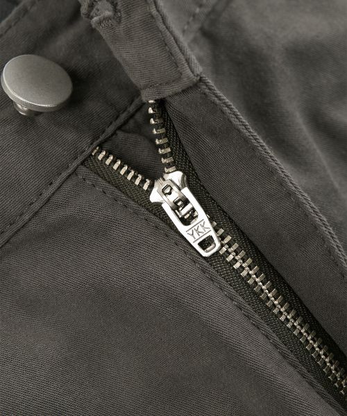 Details for TOFFEE Curved Barrel Cotton Pants (Charcoal) T6S-CBCPT57CH