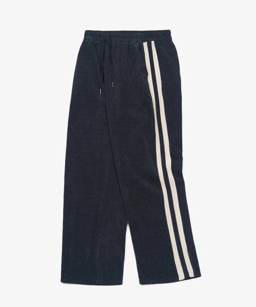Order Toffee Double Side Line Track Vertical Pants (Dark Navy) T3F-DSTVPT104DN