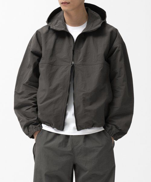 Toffee Lightweight Windbreaker Jacket (Charcoal) TS3-LWJP405CH