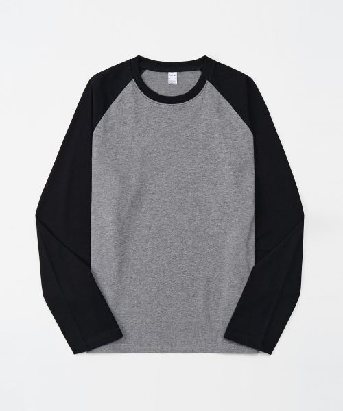 Toffee Minimal Raglan Long Sleeve (Black) T5F-MRLS29BK