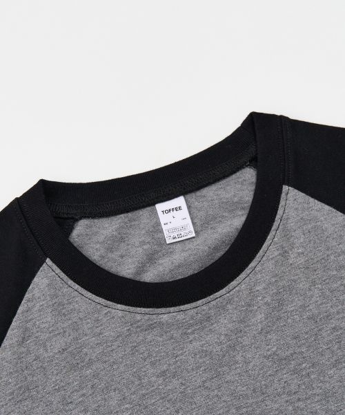 Order Toffee Minimal Raglan Long Sleeve (Black) T5F-MRLS29BK