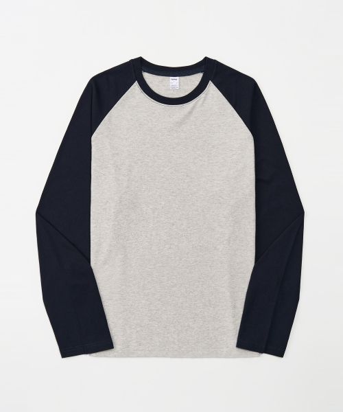 TOFFEE Minimal Raglan Long Sleeve (Navy) T5F-MRLS29NA