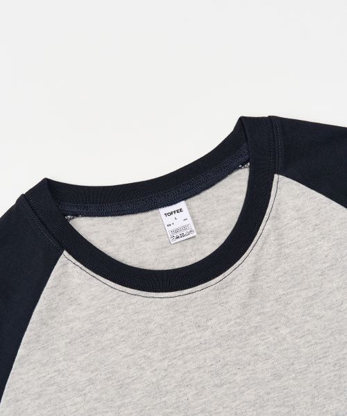 Order TOFFEE Minimal Raglan Long Sleeve (Navy) T5F-MRLS29NA
