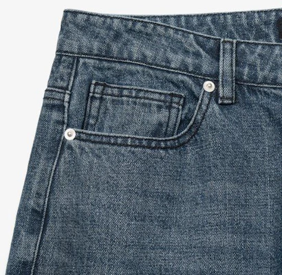 Toffee More Wide Denim Pants (Washed Greyish Blue) T1S-MWDPTWG Purchase Toffee More Wide Denim Pants (Washed Greyish Blue) T1S-MWDPTWG