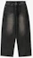 Order TOFFEE More Wide Denim Pants (Washed Raw Black) T3S-MWDPTWRB