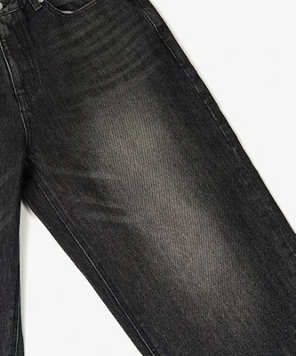 TOFFEE More Wide Denim Pants (Washed Raw Black) T3S-MWDPTWRB Purchase TOFFEE More Wide Denim Pants (Washed Raw Black) T3S-MWDPTWRB