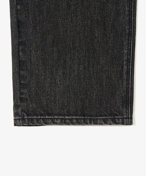 Cheap TOFFEE More Wide Denim Pants (Washed Raw Black) T3S-MWDPTWRB