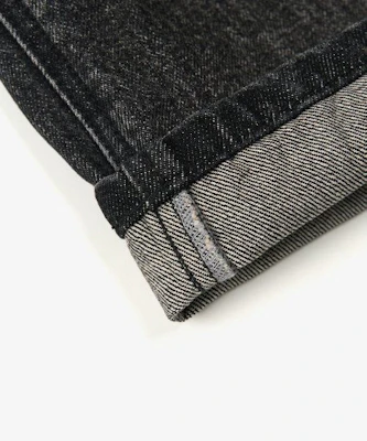 TOFFEE More Wide Denim Pants (Washed Raw Black) T3S-MWDPTWRB 1