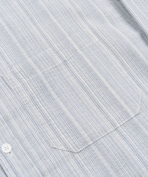 Shop Toffee Multi Stripe Shirt (Sky Blue) T6S-MSSH16SB