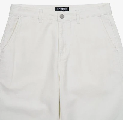 TOFFEE Natural Linen Denim Wide Pants (Off White) T3S-NLDWPT22 Lookbook TOFFEE Natural Linen Denim Wide Pants (Off White) T3S-NLDWPT22