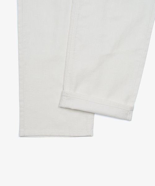 Sizing TOFFEE Natural Linen Denim Wide Pants (Off White) T3S-NLDWPT22