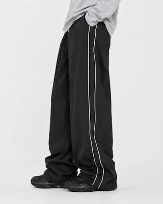 TOFFEE Piping Line Track String Pants (Black) T3F-PLTSPT414 Buy TOFFEE Piping Line Track String Pants (Black) T3F-PLTSPT414