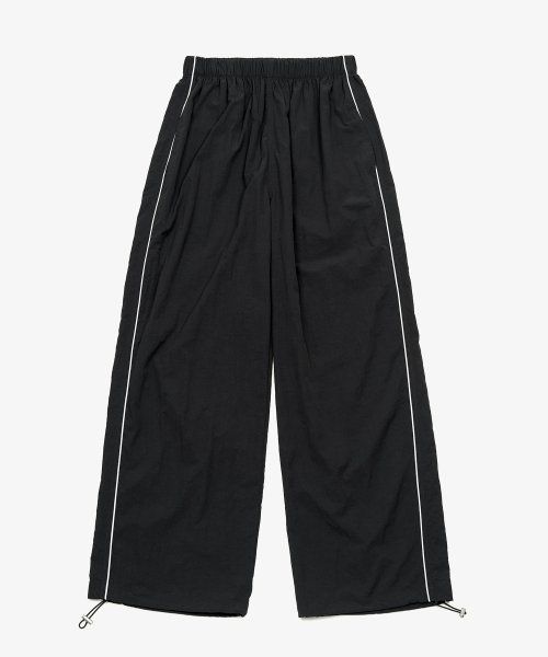 Lookbook TOFFEE Piping Line Track String Pants (Black) T3F-PLTSPT414