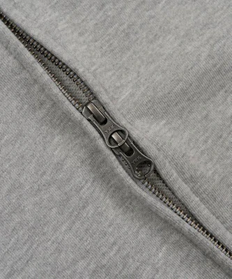 TOFFEE Semi Crop Hoodie Zip-Up (Melange Grey) T6S-SCHZU04MG Shop TOFFEE Semi Crop Hoodie Zip-Up (Melange Grey) T6S-SCHZU04MG