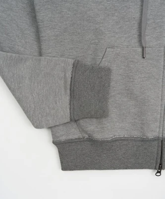 TOFFEE Semi Crop Hoodie Zip-Up (Melange Grey) T6S-SCHZU04MG Purchase TOFFEE Semi Crop Hoodie Zip-Up (Melange Grey) T6S-SCHZU04MG