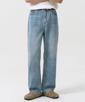 TOFFEE SL01 Summer Denim Wide Pants (Fade Light Blue) T4S-LDWPTFLB TOFFEE SL01 Summer Denim Wide Pants (Fade Light Blue) T4S-LDWPTFLB