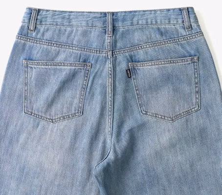 TOFFEE SL01 Summer Denim Wide Pants (Fade Light Blue) T4S-LDWPTFLB Shop TOFFEE SL01 Summer Denim Wide Pants (Fade Light Blue) T4S-LDWPTFLB