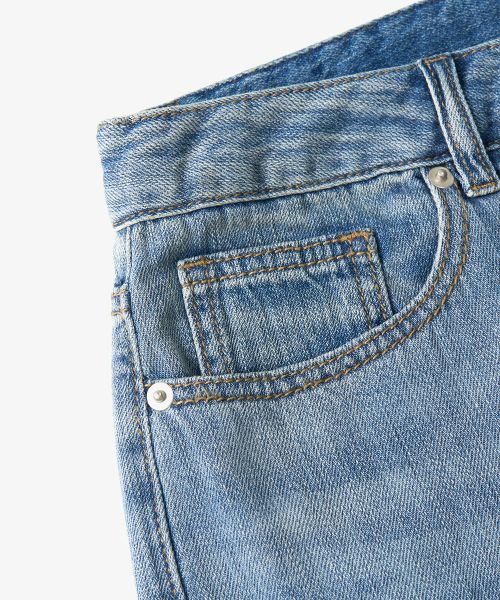 Purchase TOFFEE SL01 Summer Denim Wide Pants (Fade Light Blue) T4S-LDWPTFLB