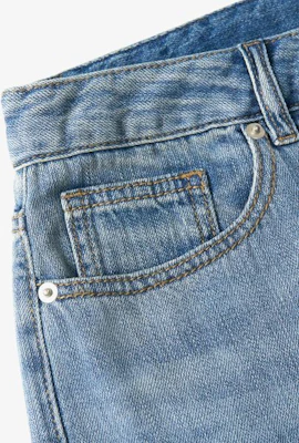 TOFFEE SL01 Summer Denim Wide Pants (Fade Light Blue) T4S-LDWPTFLB Purchase TOFFEE SL01 Summer Denim Wide Pants (Fade Light Blue) T4S-LDWPTFLB