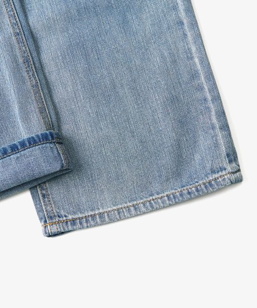 Sizing TOFFEE SL01 Summer Denim Wide Pants (Fade Light Blue) T4S-LDWPTFLB