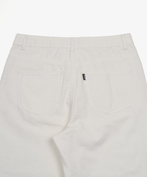 Details for TOFFEE SL01 Summer Denim Wide Pants (Off White) T3S-LDWPTOW