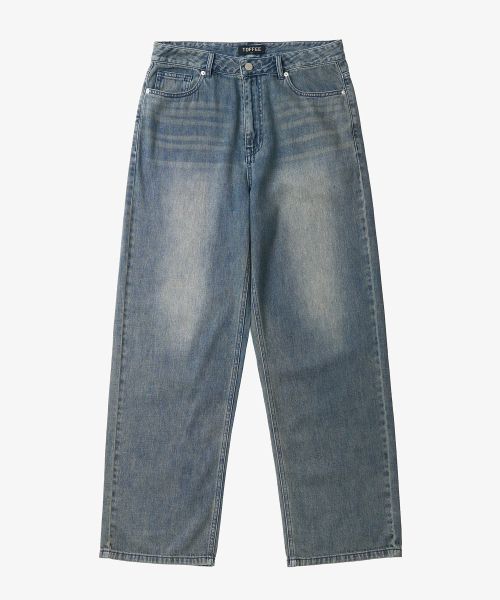 Order TOFFEE SL01 Summer Denim Wide Pants (Vintage Blue) T4S-LDWPTVB