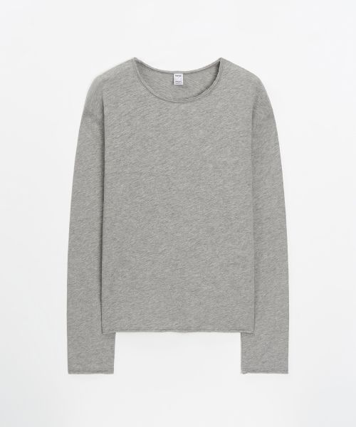 Order Toffee VTG Slub Round Neck Long Sleeve (Melange Grey) T6S-VSRNLS18MG