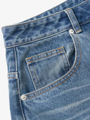 TOFFEE Washed Bermuda Denim Pants (Blue) T4S-WBDPT227BL Shop TOFFEE Washed Bermuda Denim Pants (Blue) T4S-WBDPT227BL