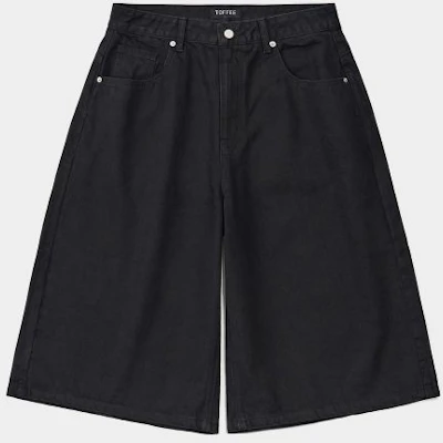 TOFFEE Washed Bermuda Denim Pants (Washed Black) T5S-WBDPT227WB Order TOFFEE Washed Bermuda Denim Pants (Washed Black) T5S-WBDPT227WB