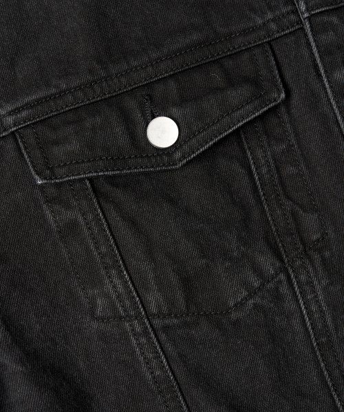 Purchase Toffee Washed Black Denim Trucker Jacket T4S-WDTJ212