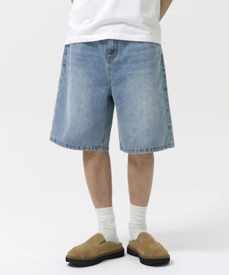 TOFFEE Washed Half Denim Pants (Light Blue) T4S-WHDPT218LB Buy TOFFEE Washed Half Denim Pants (Light Blue) T4S-WHDPT218LB