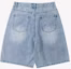 Shop TOFFEE Washed Half Denim Pants (Light Blue) T4S-WHDPT218LB