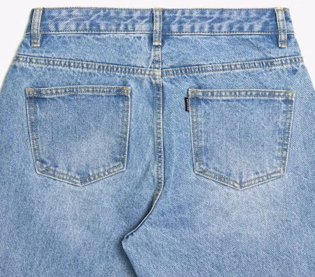 Toffee Wide Denim Pants (Light Blue) TAS-WDDPLB Shop Toffee Wide Denim Pants (Light Blue) TAS-WDDPLB