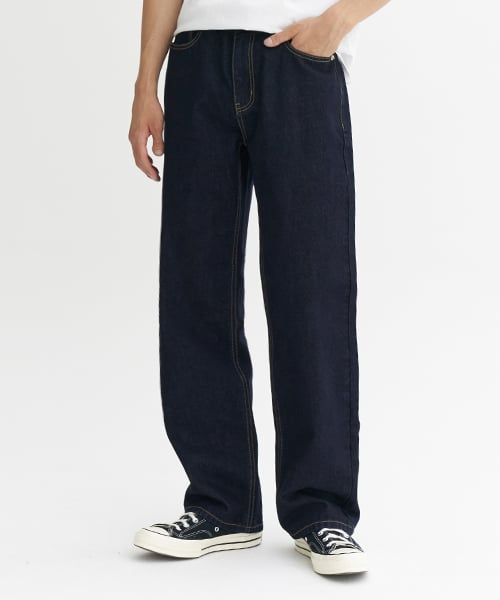 Toffee Wide Denim Pants (R. Indigo) TAS-WDDPRI