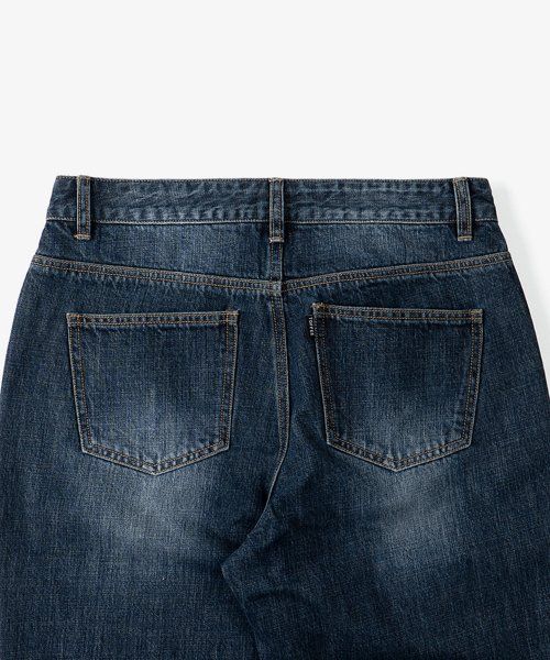 Details for Toffee Wide Denim Pants (Washed Blue Black) TAS-WDDPWB