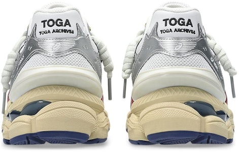 TOGA x ASICS Gel Cumulus 16 TG ''白紅純銀'' 1203B115-100 Details for TOGA x ASICS Gel Cumulus 16 TG ''白紅純銀'' 1203B115-100