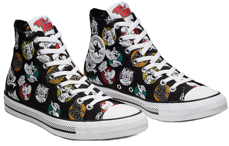 Tom & Jerry Converse Chuck Taylor All Star High 'Black' 圖 2