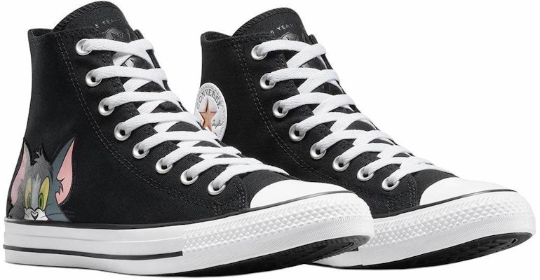 汤姆和杰瑞 x 匡威 Chuck Taylor All Star 高帮鞋 '黑色' A15113C Lookbook 汤姆和杰瑞 x 匡威 Chuck Taylor All Star 高帮鞋 '黑色' A15113C