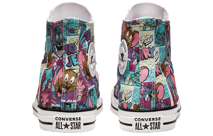 Shop 톰과 제리 x 컨버스 척 테일러 올스타 하이 '멀티-컬러' 165735C