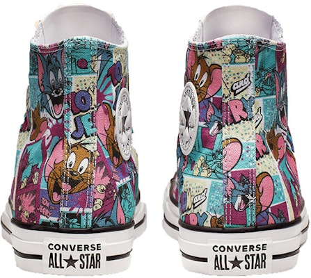 Tom & Jerry x Converse Chuck Taylor All Star High 'Pelbagai Warna' 165735C Shop Tom & Jerry x Converse Chuck Taylor All Star High 'Pelbagai Warna' 165735C