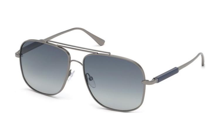 TOM FORD  Full-Frame Aviator Sunglasses Gray Metal Classic Style. FT066912W 圖 2